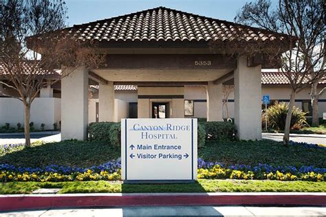 Canyon hospital chino - Canyon Ridge Hospital, located in Chino, California, is an addiction treatment facility established in 1989. With a focus on addressing alcoholism, drug addiction, dual …